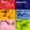 WEICIM Wet Felting Tool/Wooden Wet Felting Tool/Fulling Block, Contains 60 g Needle Felting Wool Roving Bag,Great for Working on Seams, Flat Felt, Shaping Your Felt Hats/Felted Slippers/Felt Handbag view 3