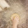 WEICIM Wet Felting Tool/Wooden Wet Felting Tool/Fulling Block, Contains 60 g Needle Felting Wool Roving Bag,Great for Working on Seams, Flat Felt, Shaping Your Felt Hats/Felted Slippers/Felt Handbag view 4