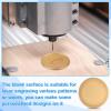 25Pcs 40mm Blank Challenge Coin Engraving Blanks Coins Threaded Edged with Acrylic Protection Box Hand Personalized DIY Craft Coin for DIY Crafts Birthday Travel Commemorative Collection, Gold view 4