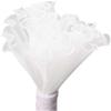 Pxiryanlow White 4.3 Yards Flower Wrapping Mesh Paper Bouquet Floral Packaging Paper Florist Bouquet Wraps Flower Floral Picks Shop Supplies Tapes Arranging view 1