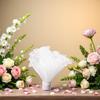 Pxiryanlow White 4.3 Yards Flower Wrapping Mesh Paper Bouquet Floral Packaging Paper Florist Bouquet Wraps Flower Floral Picks Shop Supplies Tapes Arranging view 4