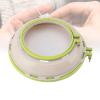 BTSEURY Double Sided Punch Needle Stand Hoop 16.5cm & 25cm, Embroidery Stand Hoop Frame for Cross Stitch & Quilting, Round Embroidery Hoop (Green) view 4