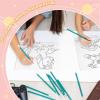 Fulmoon 48 Pcs Pre Drawn Canvas for Painting for Adults Preprinted Bulk 7.8 x 5.8 Inch Pre-Stenciled Painting Canvas Panels for DIY Party Favor Gift Activities, 12 Style view 4