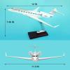 DKHOUN 1:100 Model Airplane Die-Cast Plane Aircraft Plane Gulfstream G650 Display Model Plane Resin for Collection Or Gift Ornament 12 in view 3