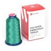 Poolin Embroidery Machine Thread Richword Selected Turquoise Green 4000M 40WT Polyester Thread Single Spool for Home and Commercial Embroidery Machines 0592 view 1