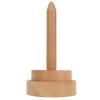 Tyenaza Wood Yarn Spindle Holder, Wooden Spinning Yarn Thread Balls Stand Spindal Storage Yarn Storage Organizer for Crocheting and Knitting Yarn Organizer view 1