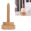 Tyenaza Wood Yarn Spindle Holder, Wooden Spinning Yarn Thread Balls Stand Spindal Storage Yarn Storage Organizer for Crocheting and Knitting Yarn Organizer view 4