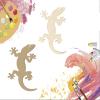 Zontween Unfinished Gecko Wood Insect DIY Wood Ornaments - 20pcs, Wooden Craft, Halloween, Christmas, Wedding, Birthday Party, Thanksgiving Day Decoration view 3