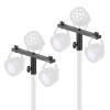 NiuNyuNeu DJ Lighting Bar T-Bar Lighting Extension Cross Bar Mount 3 lights for Tripod Speaker Stand DJ Lighting Tripod Mount view 1