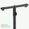 NiuNyuNeu DJ Lighting Bar T-Bar Lighting Extension Cross Bar Mount 3 lights for Tripod Speaker Stand DJ Lighting Tripod Mount view 2