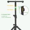 NiuNyuNeu DJ Lighting Bar T-Bar Lighting Extension Cross Bar Mount 3 lights for Tripod Speaker Stand DJ Lighting Tripod Mount view 3