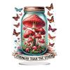 DoxQcs DIY Dot Diamond Ornaments for Adults, Diamond Art Painting PVC Home Decoration Desktop Ornaments for Home Office Decor (Single Side Dot Diamond)-#40-Mushroom view 1