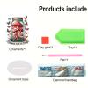DoxQcs DIY Dot Diamond Ornaments for Adults, Diamond Art Painting PVC Home Decoration Desktop Ornaments for Home Office Decor (Single Side Dot Diamond)-#40-Mushroom view 3