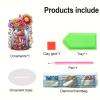 DoxQcs DIY Dot Diamond Ornaments for Adults, Diamond Art Painting PVC Home Decoration Desktop Ornaments for Home Office Decor (Single Side Dot Diamond)-#41-Mushroom view 3