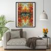 Moohue DIY Counted Stamped Cross Stitch Kits for Adults 14 Count Cross Stitch Patterns Eye Trees Printed Cross Stitch Kits for Adults (Eye Trees) view 2