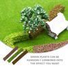 Vaguelly 3pcs Miniature Shrub Cluster Decor Faux Plants for Landscapes Dollhouse Gardens Sand Table Models for Train Scenery and Artistic Creations view 2