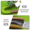 Vaguelly 3pcs Miniature Shrub Cluster Decor Faux Plants for Landscapes Dollhouse Gardens Sand Table Models for Train Scenery and Artistic Creations view 4
