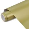 Ant 13inch x 30ft Smart Adhesive Permanent Vinyl Compatible with Cricut Explore and Maker Series Without Cutting Mats, Create DIY Projects, Decals, Stickers & More (Gold, 13inch x 30ft) view 1