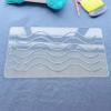 Acrylic Sashiko Stencil, Wavy Pattern for Hand Quilting and Embroidery (1.5 cm Wavy Pattern) view 1
