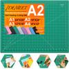 Density-upgraded 18" x 24" Self Healing Sewing Mat, Idemeet Rotary Sewing Mat for Crafts, 5-Ply Cut Board for Fabric Leather Cutting Quilting Modeling Hobby Project, Scale Size 18" x 24", Green view 1