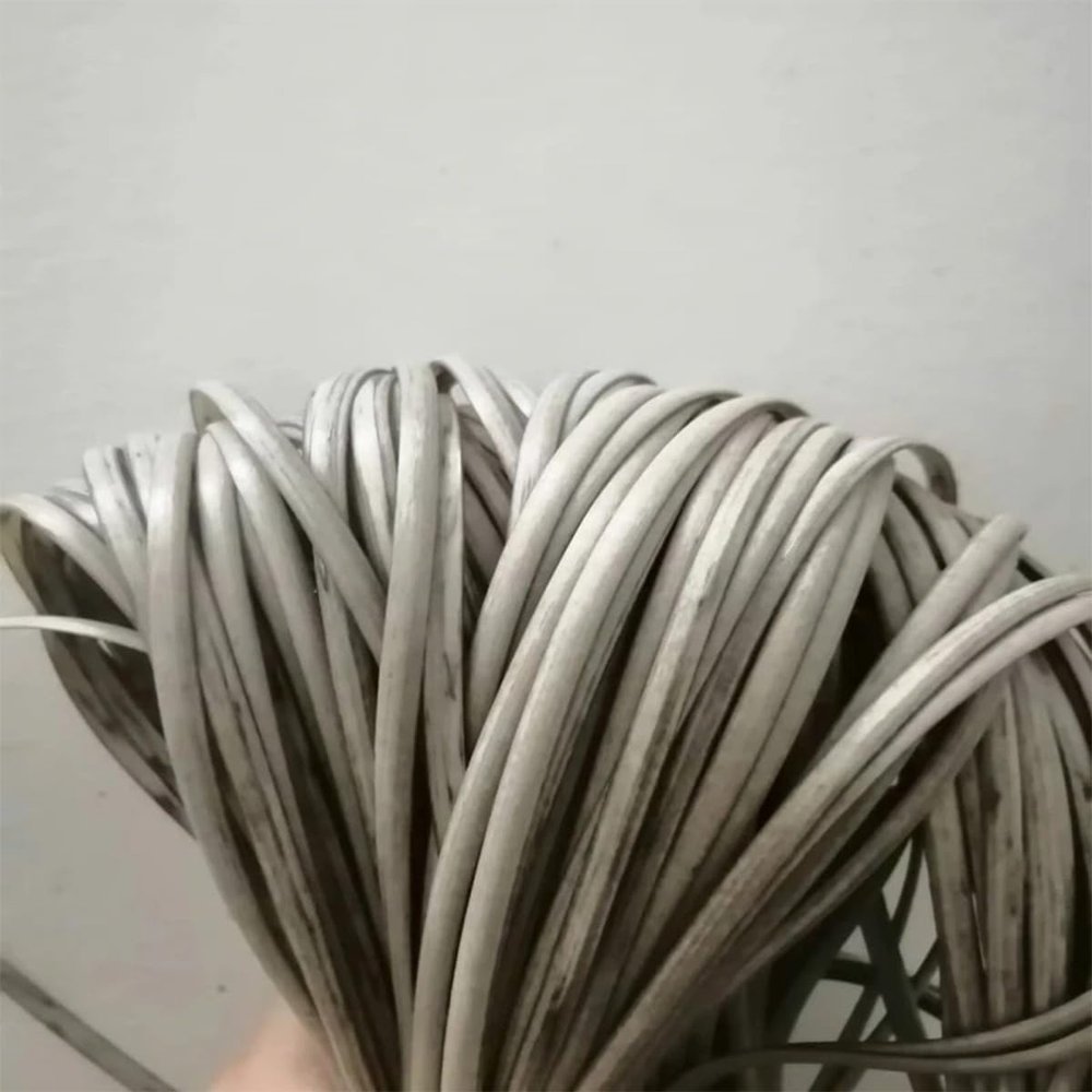 jweemax 164 Feet Flat Rattan Weaving Repair Materials, 8mm Plastic Rattan Wicker Roll PE Synthetic Rattan Strip Rattan Chair Repair Kit for Repairing Rattan Furniture, Weaving Storage Basket or Crafts