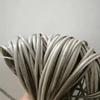 jweemax 164 Feet Flat Rattan Weaving Repair Materials, 8mm Plastic Rattan Wicker Roll PE Synthetic Rattan Strip Rattan Chair Repair Kit for Repairing Rattan Furniture, Weaving Storage Basket or Crafts view 1