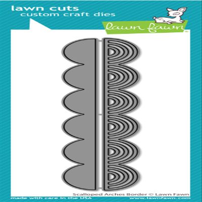 Lawn Fawn LF3439 Scalloped Arches Border Dies