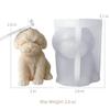 Cute Teddy Dog Candle Mold, Dog Silicone Mold, Animal Resin Mold for Soap Soy Wax Epoxy DIY Handcraft Home Ornaments Wedding Party Decoration Birthday Gifts view 2
