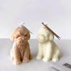 Cute Teddy Dog Candle Mold, Dog Silicone Mold, Animal Resin Mold for Soap Soy Wax Epoxy DIY Handcraft Home Ornaments Wedding Party Decoration Birthday Gifts view 3