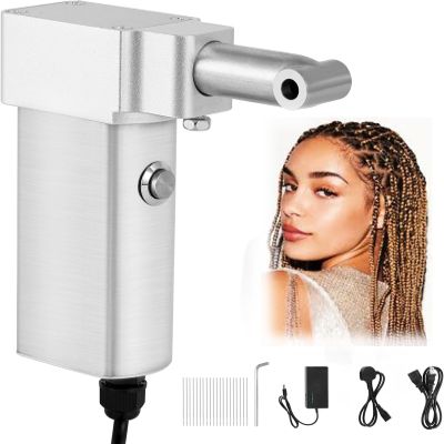 McbeAn Electric Handheld Dreadlocks Machine, 96W Instant Dreadlocks Maker with 20 Crochet Needles, 6/8/10/12/14/16mm Optional, Easy DIY Dreadlocks, for Synthetic or Human Hair