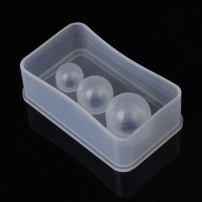 EINCORN Clear Silicone Sphere Molds Large Seamless Ball Silicone Molds for Resin Casting Planet Epoxy Resin Mold for Jewelry
