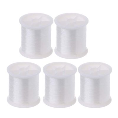 100m/Roll Transparent Sewing Thread - Clear Invisible Nylon Monofilament Line for Jewelry, Beading, Quilting