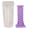 Candle Mold Roman Pillar, Candle Molds for Candle Making, Silicone Candle Molds, Roman Column Shape, Roman Pillar Style Candle Molds Silicone, Scented Mold for Crafts Making view 1