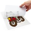 Cisinks Premium DTF Transfer Film 11.75"x16.5" - A3 Hot/Cold Peel 50 Sheets Matte Clear PreTreat PET Heat Transfer Paper for DIY Direct Print on All Fabric and Colors T-Shirts Textile view 2