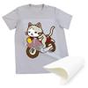 Cisinks Premium DTF Transfer Film 11.75"x16.5" - A3 Hot/Cold Peel 50 Sheets Matte Clear PreTreat PET Heat Transfer Paper for DIY Direct Print on All Fabric and Colors T-Shirts Textile view 3