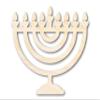 Unfinished Wood Hanukkah Shape | DIY Craft Cutout | up to 46" DIY 7" / 1/4" view 1