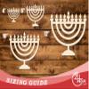 Unfinished Wood Hanukkah Shape | DIY Craft Cutout | up to 46" DIY 7" / 1/4" view 3