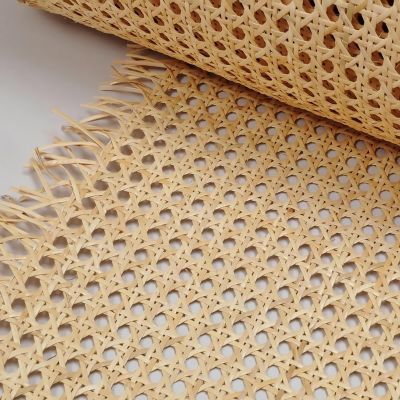 SUZEPER Cane Webbing Roll,Pre Woven Open Weave Rattan Material for DIY Projects and Furniture Upgrades,Woven Open Mesh Cane for Furniture, Chair, Cabinet, Ceiling, 14x39.4in