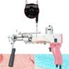 Roboraty 8~16mm Pile Tufting Gun w/Suspension, Built-in Gear Cut Pile Loop Pile Rug Gun, 360Handle Rug Tufting Gun Machine, for Rug/Clothing/Crafts Making, Beginners,Red view 1