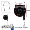Roboraty 8~16mm Pile Tufting Gun w/Suspension, Built-in Gear Cut Pile Loop Pile Rug Gun, 360Handle Rug Tufting Gun Machine, for Rug/Clothing/Crafts Making, Beginners,Red view 2