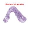 2MM Braided Macrame Silk Macrame Cord Rope Thread Wire DIY Knot Satin Bracelets Making Findings Beading 10-225Meters(Orange 172,10meters) view 3