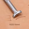 NineTribe Basics Leather Stamp Tools Stamping Working leathercraft Carving Leather Craft Working Veiners (Veiners:V020) view 2