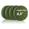 Pasuihcay 4Pcs Flower Foam Blocks,6.5Inch Round Dry Floral Foam for,for Wedding Aisle Flowers,Party Decoration, Green view 1