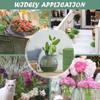Pasuihcay 4Pcs Flower Foam Blocks,6.5Inch Round Dry Floral Foam for,for Wedding Aisle Flowers,Party Decoration, Green view 3