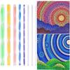 Pasuihcay 16 Pcs Mandala Dotting Tools for Painting Rocks Mandala Stencils Kit Ball Stylus Clay Sculpting Carving Tools view 4