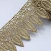 Lace Trim,Crochet Lace Ribbon 95mm 1 Yard Embroidery Lace with Fringe Leaf Trim Ribbon for Curtain Garment Sewing Accessories(Color:Light Blue) view 4