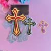 Metal Cutting Die for Scrapbooking,10.6x10.5cm Layer Pray Cross Decoration Metal Cutting Dies Scrapbook Paper Cards Embossing Craft view 3
