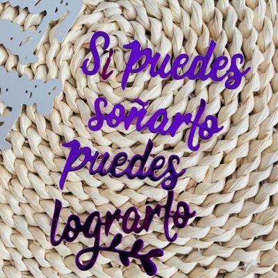Metal Cutting Die for Scrapbooking,Spain Spanish Phrases Decoration Metal Cutting Dies Scrapbook Paper Cards Embossing Craft 10.7x8.9cm