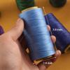 Flat Waxed Thread for Leather Sewing String Polyester Cord Stitching Bookbinding DIY Weave Craft (1.2mm 300D, Caramel) view 3