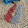 Metal Cutting Die for Scrapbooking,13.8x5cm Lace Rose Flower Border Metal Cutting Die Mold Decoration Scrapbook Paper Craft view 1